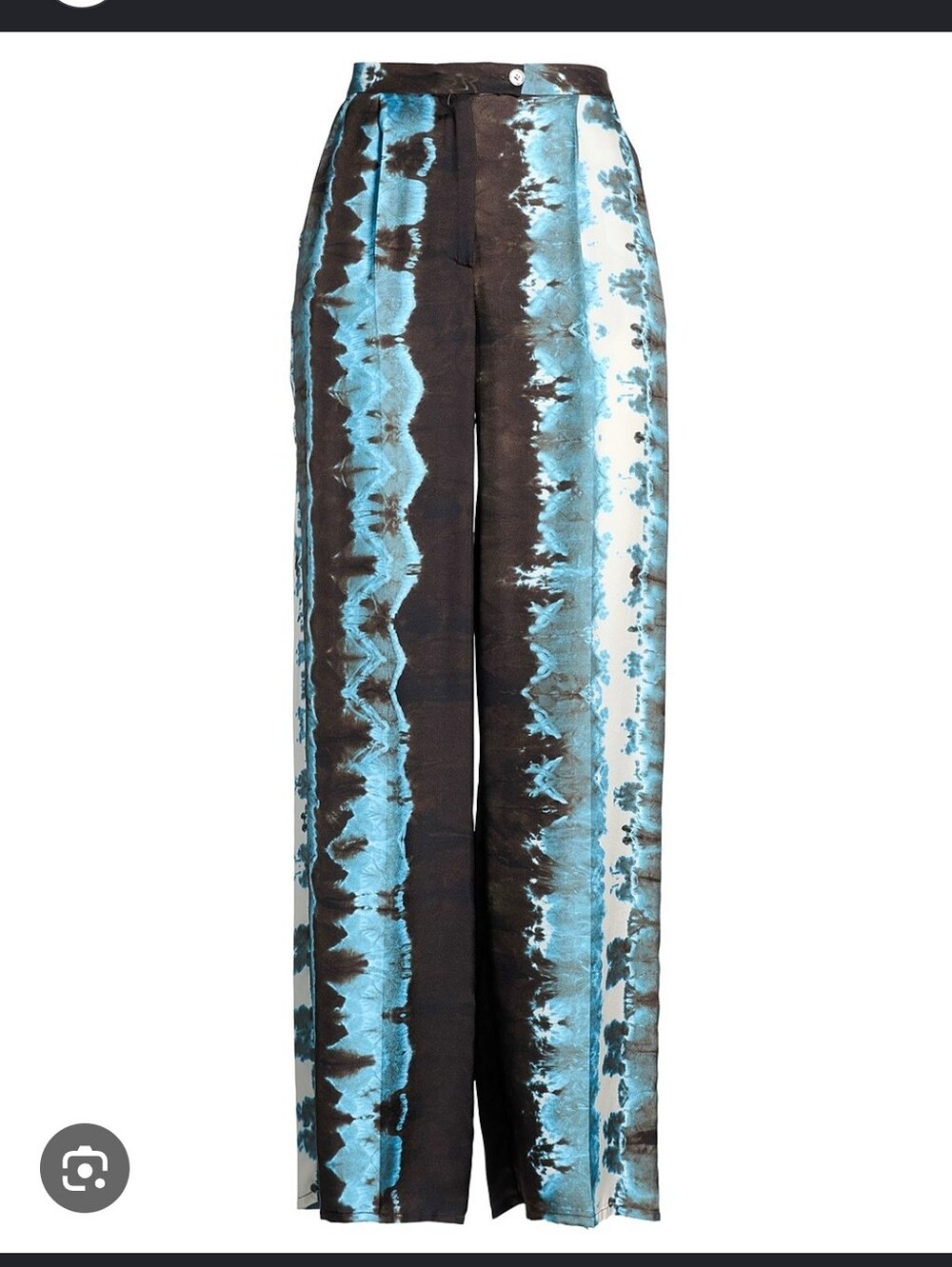$399 NWT Beatrice B.  Palazzo Trousers Blue Multi Size 46